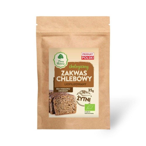 Zakwas Chlebowy Żytni Liofilizowany BIO 35g Dary Natury