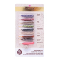 Zestaw Kadzidełek do Smużenia z Aromatycznymi Ziołami Sattva