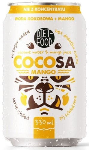 Woda Kokosowa z Sokiem z Mango 330 ml Diet-Food