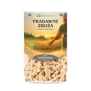 Makaron (Orkiszowy Jasny) Tagietelle BIO 250g Bartolini (Prawdziwe Zboża)