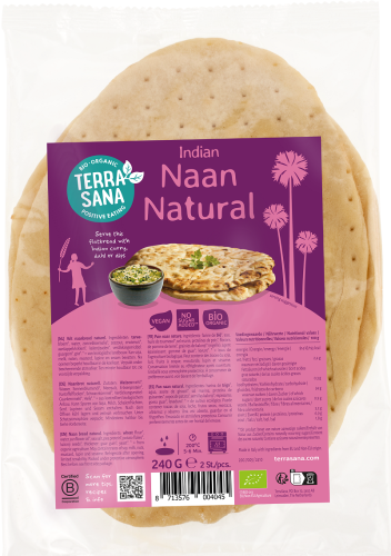 Chleb Naan BIO 240g Terrasana