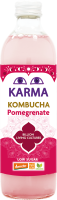 Kombucha z Granatem Niska Zawartość Cukrów Fair For Life Demeter BIO 500ml Karma Kombucha