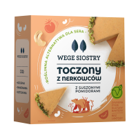 Wegańska Alternatywa Sera z Orzechów Nerkowca z Pomidorami i Czosnkiem Niedźwiedzim Bezglutenowa 140 g Wege Siostry