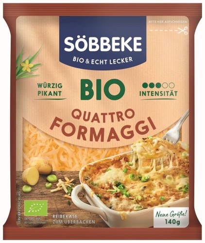 Mix Czterech Tartych Serów BIO 140 g Sobbeke
