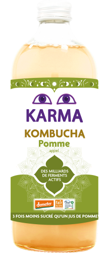 Kombucha z Jabłkiem Fair for Life Demeter BIO 1 l Karma Kombucha