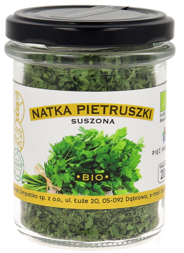 Natka Pietruszki Suszona Bezglutenowa BIO 20 g Pięć Przemian