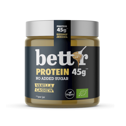 Krem Proteinowy z Orzechów Nerkowca z Wanilią Bez Dodatku Cukrów BIO 250g Bett'r