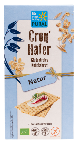 Pieczywo Chrupkie Błonnikowe Owsiane Bezglutenowe BIO 160g Pural