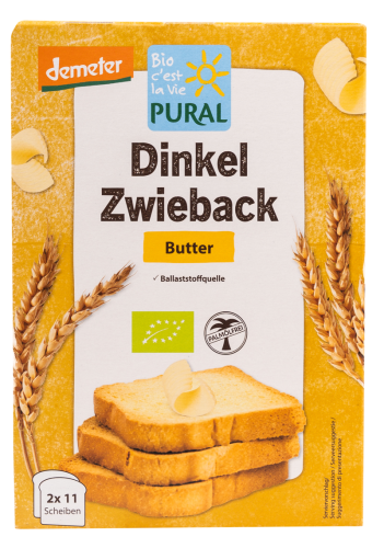 Sucharki Orkiszowe Maślane BIO 200g Pural