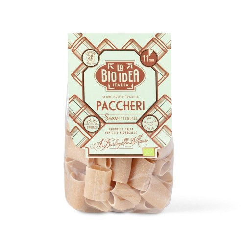 Makaron (Semolinowy Połrazowy) Paccheri BIO 375g La Bio Idea