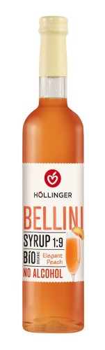 Syrop do Drinków i Koktajli Bellini BIO 500 ml Hollinger
