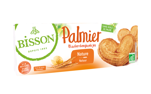 Ciastka Francuskie Maślane Palmery BIO 100g Bisson