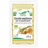 Ser Gouda Wędzony Plastry BIO 125g Bio Planet