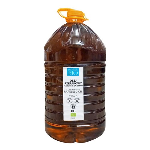 Olej Rzepakowy Tłoczony na Zimno Omega-3 Nierafinowany BIO 10L Horeca (Bio Planet)