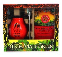 Zestaw Exclusive Yerba Mate Mas Energia Guarana 400 g, Matero, Bombilla Yerba Mate Green