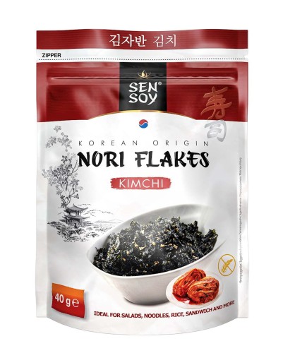 Płatki Nori Kimchi Bezglutenowe 40g Sen Soy