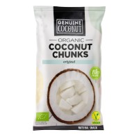 Kokos Kawałki Świeże Bezglutenowe BIO 30 g Genuine Coconut