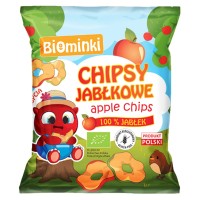 Chipsy Jabłkowe Bezglutenowe BIO 40 g Biominki