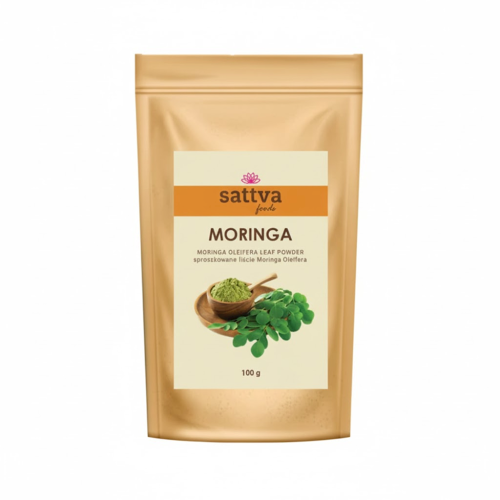 Moringa Oleifera Sproszkowana 100g Sattva (Foods)
