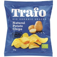 Chipsy Ziemniaczana Naturalne Solone BIO 40 g Trafo