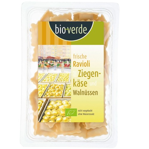 Ravioli Świeże z Kozim Serem i Orzechami Włoskimi BIO 250 g Bio-Verde