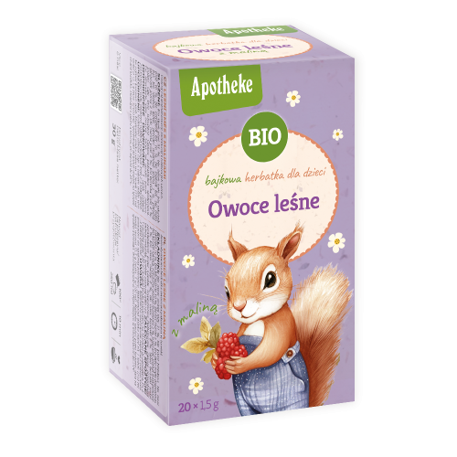 Herbatka Bajkowa dla Dzieci - Owoce Leśne z Maliną BIO (20 x 1,5 g) 30 g  Apotheke