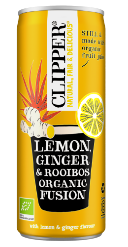 Napój Owocowy z Rooibos o Smaku Imbir - Cytryna BIO 250 ml Clipper
