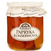 Papryka Konserwowa Bezglutenowa 480 g (230 g) Krokus