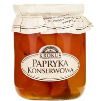 Papryka Konserwowa Bezglutenowa 480 g (230 g) Krokus