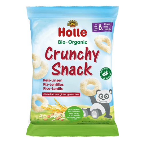 Chrupki Ryż - Soczewica bez Dodatku Cukrów Bezglutenowe od 8 Miesiąca BIO 25 g Holle