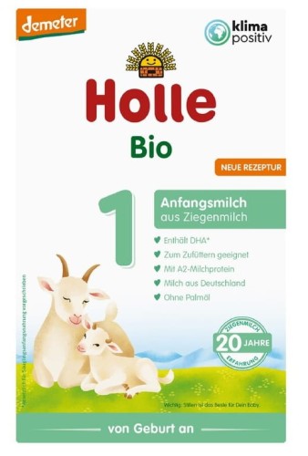 Mleko Kozie 1 Początkowe dla Niemowląt Demeter BIO 400 g Holle