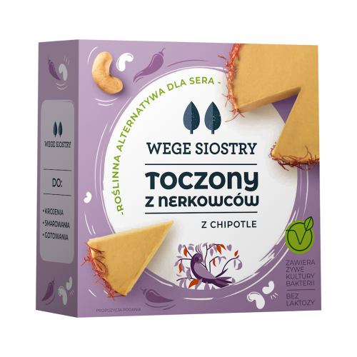 16338WEGAŃSKA ALTERNATYWA SERA Z ORZECHÓW NERKOWCA Z PAPRYKĄ CHIPOTLE BEZGLUTENOWA 140 g - WEGE SIOSTRY-1