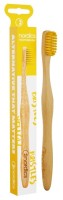 Szczoteczka do Zębów Bambusowa Średnio Twarda Żółta Nordics