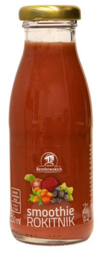 Smoothie Jabłko - Banan - Czarna Porzeczka - Burak - Rokitnik 250 ml Rembowscy