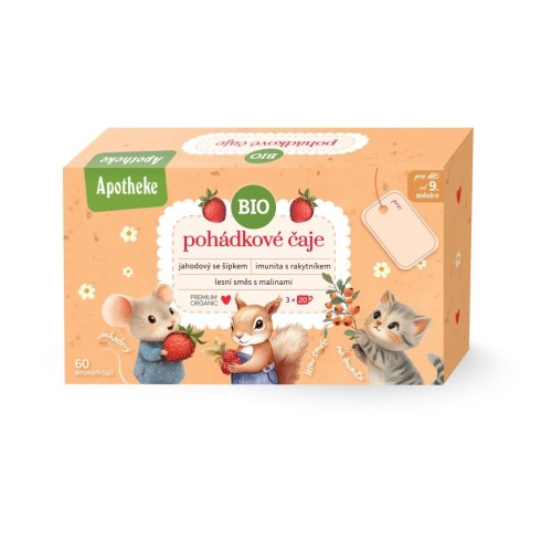 Zestaw Herbatek Bajkowych BIO Dla Dzieci (3 Smaki) (60 x 1,5 g) 90 g Apotheke