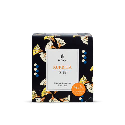Herbata Zielona Kukicha Japońska BIO (15 x 1,5 g) 22,5 g Moya Matcha