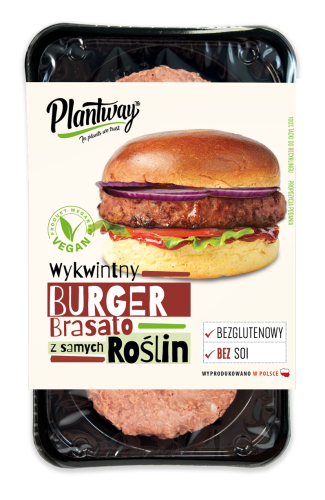 Burger Roślinny Brasato Bezglutenowy 200 g Plantway