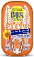 Sardynki Portugalskie w Pikantnym Oleju Słonecznikowym 120 g (84 g) Bon Appetit (Bom Petisco)