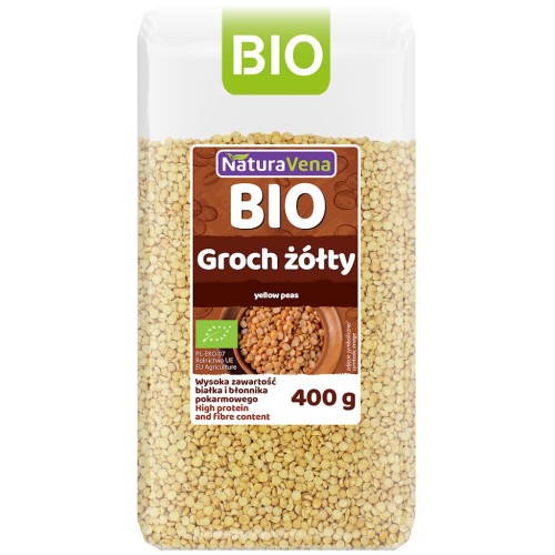 Groch Żółty BIO 400 g Naturavena