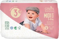 Pieluchy Midi ECO 5 9 kg (56 szt.) Gron Balance