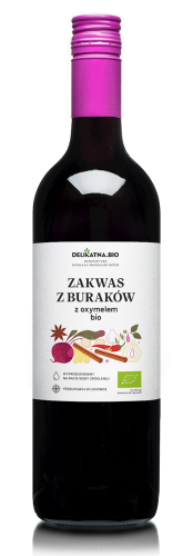 Zakwas z Buraków Tradycyjny z Oxymelem BIO 750 ml Delikatna