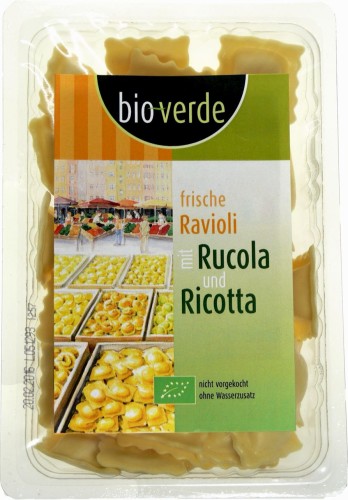 Ravioli Świeże z Rukolą i Ricottą 250 g Bio-Verde ❄️