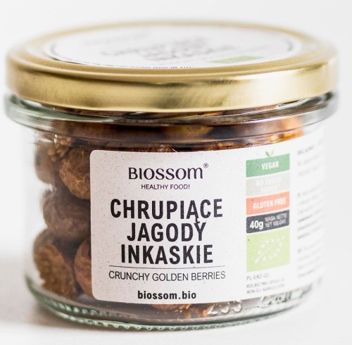 Jagody Inkaskie Liofilizoane Chrupiące Bezglutenowe BIO 40 g Biossom