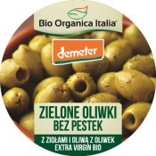 Oliwki  Zielone Bez Pestek z Ziołami Demeter BIO 125 g Bio Organica Italia ❄️