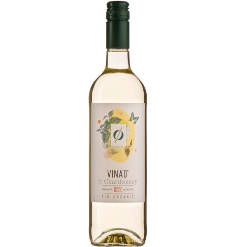 Wino Bezalkoholowe Le Chardonnay Białe Słodkie BIO 735 ml Vina0