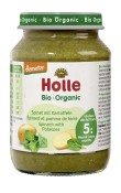 Szpinak z Ziemniakiem Bez Dodatku Cukrów Bezglutenowy od 5 m-c Demeter BIO 190 g (Słoik) Holle