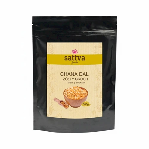 Groch Żółty Łuskany Chana Dal 500 g Sattva
