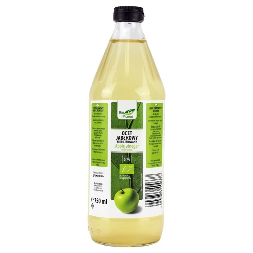 Ocet Jabłkowy 5% Niefiltrowany BIO 750 ml Bio Planet