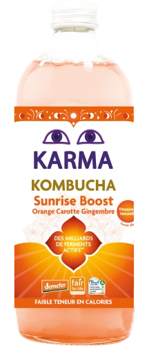 Kombucha Sunrise Boost Fair For Life Demeter BIO 1 l Karma Kombucha