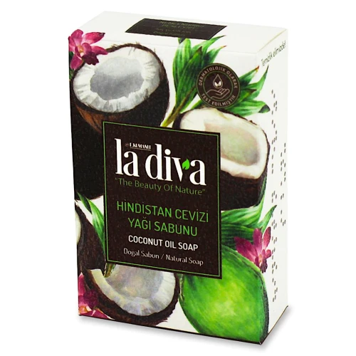 Mydło w Kostce Kokos 100 g La Diva